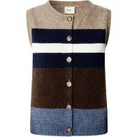 Pepe Jeans per donna. PL7000210 Gilet Alani multicolore (M), Beige, Casual, Poliestere