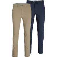 Jack & Jones Confezione Da 2 Pantaloni Chino Slim Fit