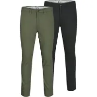 Jack & Jones Confezione Da 2 Pantaloni Chino Slim Fit