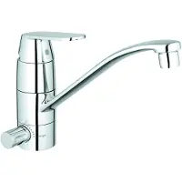 GROHE Eurosmart Cosmopolitan miscelatore per lavello bocca piatta con valvola di arresto cromo - 31161000
