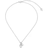 GUESS Collana 'CRYSTAL LOVE' argento