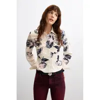 Desigual Camicia da donna colori misti / bianco