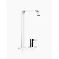 Dornbracht IMO Mitigeur de lavabo à deux trous avec bec haut, sans garniture de vidage, saillie 220mm, 29218671-00, 29218671-00