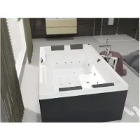 Riho Olivia Baignoires rectangulaires thermales, pour deux personnes, 180x120x51cm, 335 Betteres, B064008005, B064008005