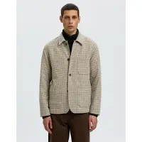 Selected Giacca da completo 'SLHLandon' sabbia / grigio
