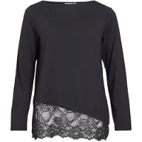 Vila Visoleil Lace Top A Maniche Lunghe
