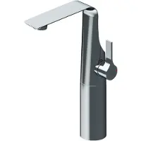 Steinberg Série 290 Mitigeur monocommandé pour lavabos, avec cartouche céramique, sans garniture de vidage, saillie 150mm, hauteur 305mm, 2901700, 2901700