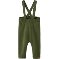 Lil´ Atelier Pantaloni con pettorina 'MOLO' oliva