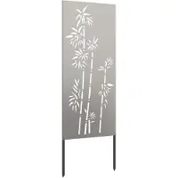 Syfax Schermo per privacy in giardino Floreale Ruggine 50 x 140 cm