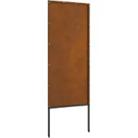 Syfax Schermo per privacy in giardino Traforo Ruggine 50 x 140 cm