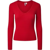 Pieces Top A Maniche Lunghe | Rosso | M