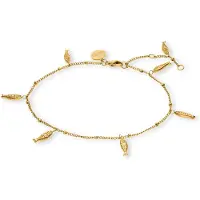 Purelei Vitamin Sea Fusskettchen Gold Taglia: OS | Braccialetti Outlet | Donna | Giallo