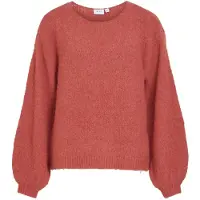 Vila Vimarley Scollo A Barchetta Pullover A Maglia