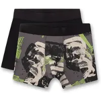 Sanetta Pantaloncini intimi écru / grigio / verde erba / nero