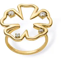 Purelei Jewelry Box Hibiscus Ring Gold Taglia: S/M | Anelli Outlet | Donna | Giallo