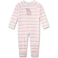 Sanetta Tutina / body per bambino 'Reh' rosa chiaro / bianco