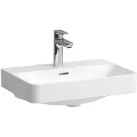 Laufen PRO X Vasque à poser Compact, 1 trou pour robinet, avec trop-plein, 550x380mm, H8178627571041, H8178627571041