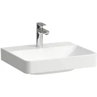 Laufen PRO X Vasque à poser, 3 trous pour robinet, avec trop-plein, 550x465mm, H8168627571081, H8168627571081