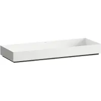Laufen METAPHOR Cuvette de lavabo, rectangulaire, sans trou pour robinet, sans trop-plein, 1000x375x115mm, H512ME80001121, H512ME80001121