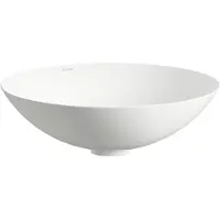 Laufen CLASSICS Cuvette de lavabo, ronde, sans trou pour robinet, sans trop-plein, 450x450x142mm, blanc brillant, H512CL40001121, H512CL40001121