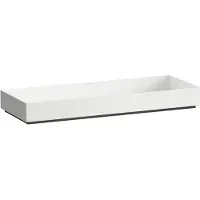 Laufen METAPHOR Cuvette de lavabo, rectangulaire, sans trou pour robinet, sans trop-plein, 1000x375x115mm, H512ME87571121, H512ME87571121