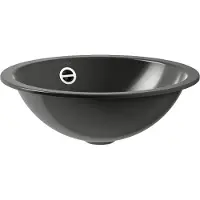 Laufen FORM Lavabo à encastrer par le dessus, rond, sans trou pour robinet, sans trop-plein, 400x400x140mm, H517FM30191121, H517FM30191121