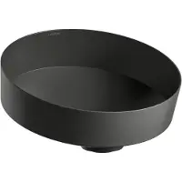 Laufen TENDO Cuvette de lavabo, ronde, sans trou pour robinet, sans trop-plein, 400x400x195mm, H512TE47161121, H512TE47161121