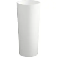 Laufen SCOPIO lavabos, au sol, avec fixation murale, rond, sans trou pour robinet, sans trop-plein, 400x425x900mm, H511CO47571121, H511CO47571121