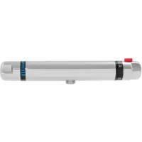 StarTech.com Termostato per miscelatore doccia - Miscelatore per doccia e vasca da bagno - Blocco di sicurezza a 38 °C - Valvola in ottone massiccio - Grigio chiaro