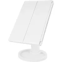 StarTech.com Specchio da trucco - Specchio ingranditore - Design a tre elementi - Con cornice - In plastica - Senza illuminazione - Non elettrico
