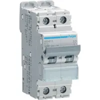 Hager Interruttore miniaturizzato 2 poli 10kA caratteristica B 13A 2 moduli