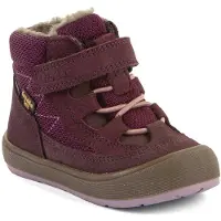 Froddo Kid's Ollie Lumi Tex Wool Scarpe invernali Bambini (24, marrone/rosso)