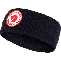 Fjällräven 1960 Logo Headband Fascia sportiva per la fronte (One Size, nero/blu)