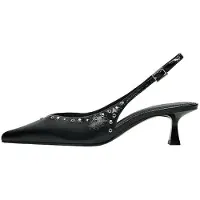 Bershka Décolleté sling nero