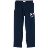 Tommy Hilfiger Pantaloni 'Festive' navy / rosso rubino / bianco