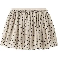 Name It Mini Gonna beige / grigio scuro