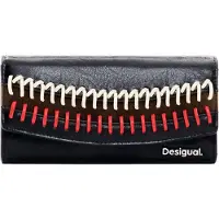 Desigual Portamonete marrone / rosso / nero / bianco