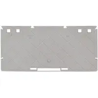 Wago Separatore ; spessore 2 mm; larghezza 157 mm; grigio 885-530