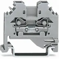 Wago Terminale passante 0,08-4 mm² grigio - Morsettiera di alimentazione 6 mm 32 A 281-101