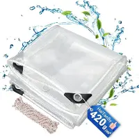 Sonstiges Telo protettivo trasparente con occhielli, dimensioni 2x5 metri, PVC da 420 g/m², resistente alla polvere e impermeabile