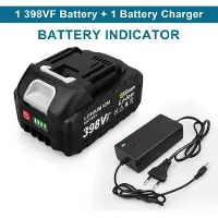 StarTech.com Batteria agli ioni di litio - Batteria per utensili da 18V, modello 398VF - 1 batteria + 1 caricabatterie - - Colore: blu