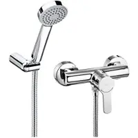 Roca A5A2009C02: Miscelatore monocomando per vasca da bagno con doccetta manuale, modello L20