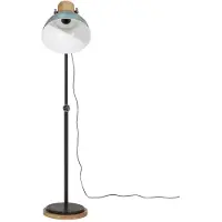 vidaXL Lampada da terra 25 W Blu 30x30x100-150 cm E27