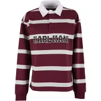 Karl kani Maglietta bordeaux / bianco