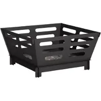vidaXL Pozzetto nero 60 x 60 x 30 cm in acciaio