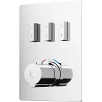 Steinberg Série 390 Set de montage final, pour thermostat encastré 3/4, slidetronic, pour 3 consommateurs, 39049313, 39049313