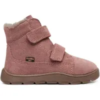 Froddo Kid's Zeru Tex Furry Barefoot Scarpe invernali Bambini (29, marrone/fuchsia)