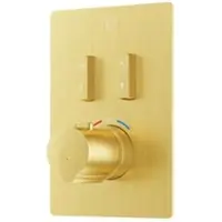 Steinberg Série 390 Set de montage final, pour thermostat encastré 1/2, slidetronic, pour 2 consommateurs, 39049233BG, 39049233BG