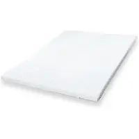 THE WHITE STONE Il Topper Pietra Bianca Memory Foam per letto singolo 100x200