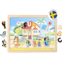 Bluey Gioco blu chiaro / marrone chiaro / giallo chiaro / verde chiaro